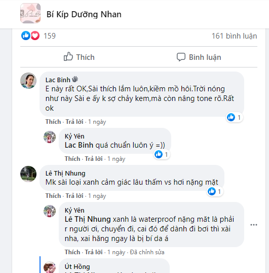Anh khach hang review kem chong nang Missha